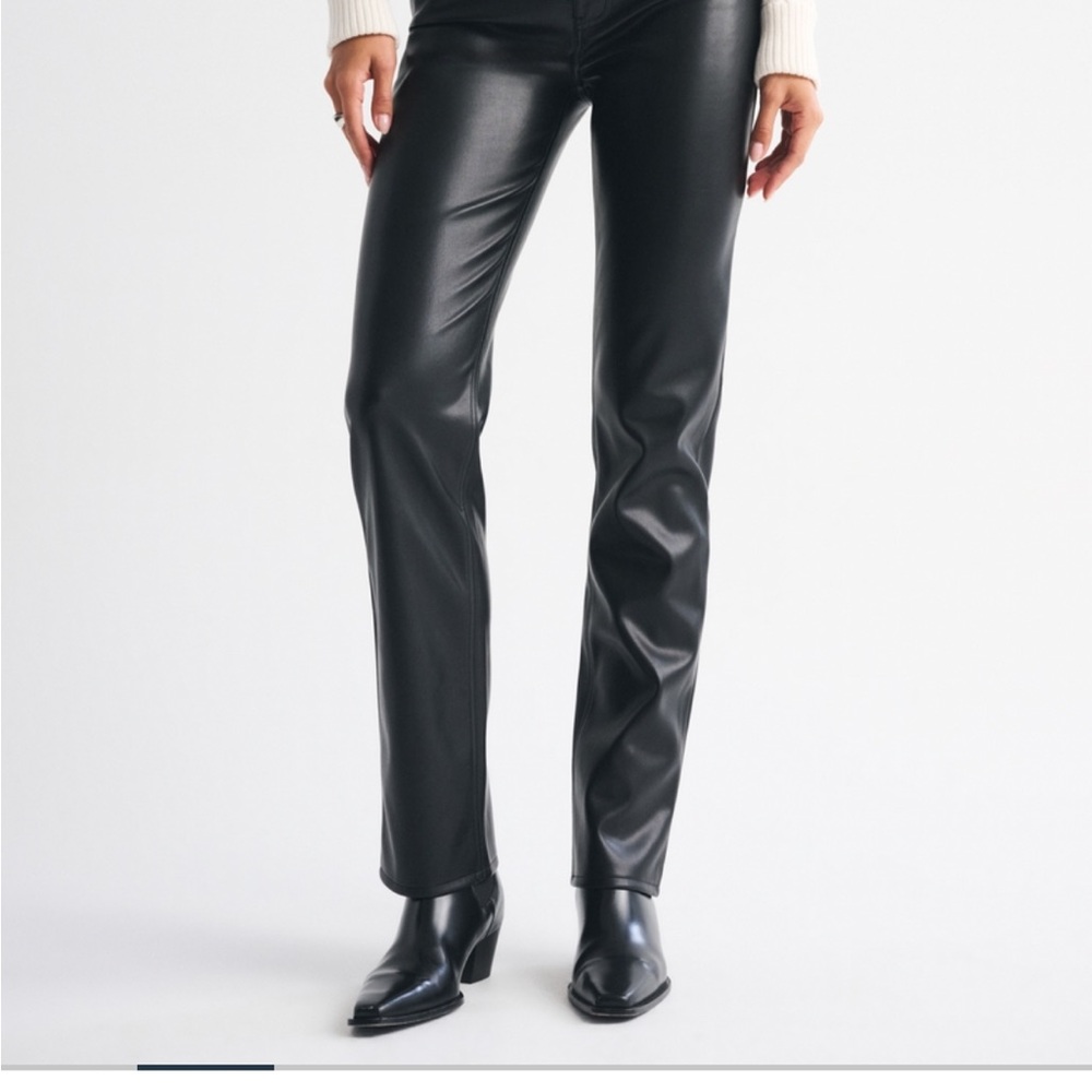 Abercrombie & Fitch Black Straight Leg Pants